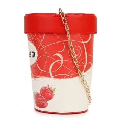 RAVELAND I SCREAM FOR ICE CREAM PURSE- RED