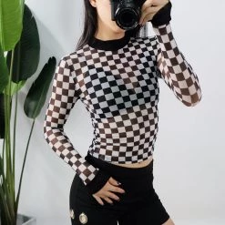 RAVELAND WOMEN CAN'T CATCH ME MESH TOP