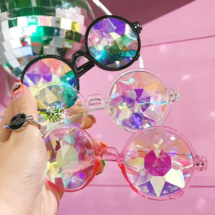 RAVELAND Rounded Kaleidoscope Glasses ACCESSORIES 9 RAVELAND Rounded Kaleidoscope Glasses ACCESSORIES