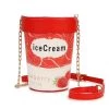 RAVELAND I SCREAM FOR ICE CREAM PURSE- RED