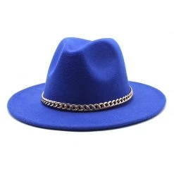 RAVELAND GOLD CHAIN FEDORA