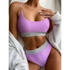 RAVELAND WOMEN ICE COLD / SWIMSUIT PURPLE (2PC SET)