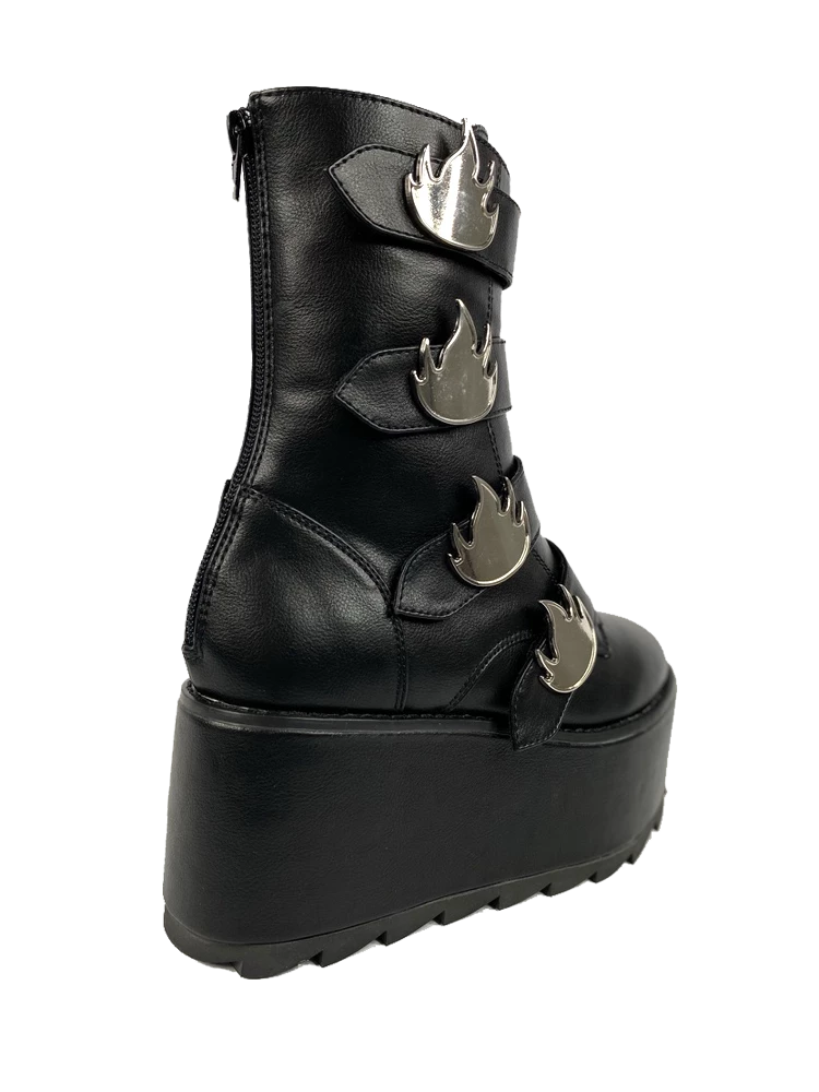 YRU SHOES KARMA FLAME - BLACK 7 YRU SHOES KARMA FLAME - BLACK