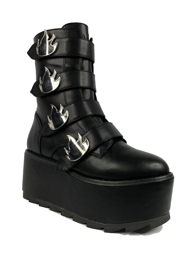 YRU SHOES KARMA FLAME - BLACK 8 YRU SHOES KARMA FLAME - BLACK