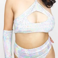 RAVELAND LIQUID MIRROR WHITE KEYHOLE TOP