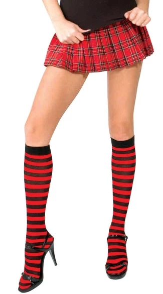 LEG AVENUE Stripe Knee Highs 3 LEG AVENUE Stripe Knee Highs