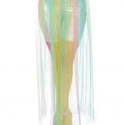 RAVELAND WOMEN Multi Slit Sheer Skirt