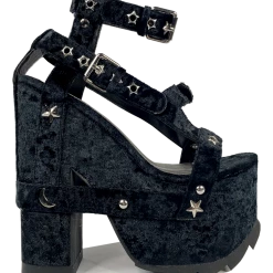 YRU SHOES NIGHTCALL - BLACK VELVET