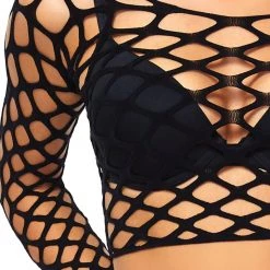 LEG AVENUE Net Crop Top WOMEN