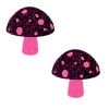 NevaNude HEADBANGER COLLECTION Alice Down The Rabbit Hole Pink Glitter UV Shroom Pasties