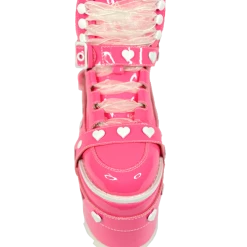 YRU QOZMO BONDAGE HEART - HOT PINK