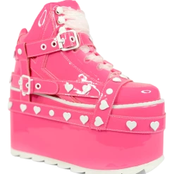 YRU QOZMO BONDAGE HEART - HOT PINK