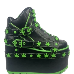 YRU QOZMO BONDAGE WEED - BLACK/GREEN