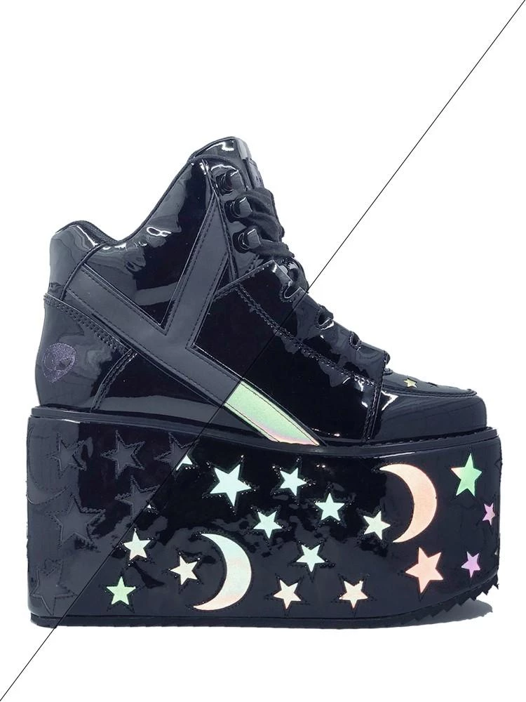 YRU SHOES QOZMO MOON STAR (reflective) 8 YRU SHOES QOZMO MOON STAR (reflective)