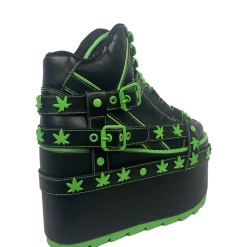 YRU QOZMO BONDAGE WEED - BLACK/GREEN