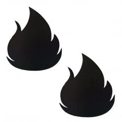 NevaNude Rainbow Reflective Multicolor Grey Flirty Flame Pasties