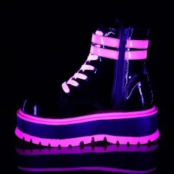 PLEASER SLACKER NEON PINK (ANKLE BOOTS)