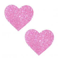 NevaNude Sparkle Pony Pink Glitter I Heart U Pasties ACCESSORIES