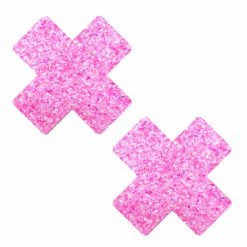 NevaNude Super Sparkle Hubba Bubba Pink Blacklight Glitter X Factor Pasties ACCESSORIES