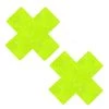 NevaNude Super Sparkle Lemon Lime Blacklight Glitter X Pasties ALIENS COLLECTION