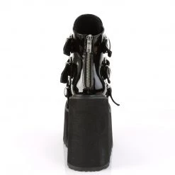 PLEASER SHOES RAVE NATION/BLACK ANKLE BOOTS