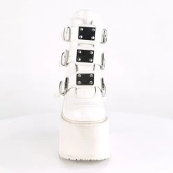 PLEASER RAVE NATION/ WHITE ANKLE BOOTS SHOES