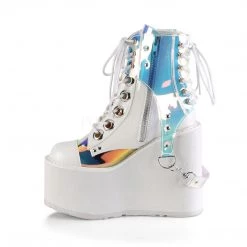 PLEASER BACK IT UP/ WHITE (ANKLE BOOTS) SHOES