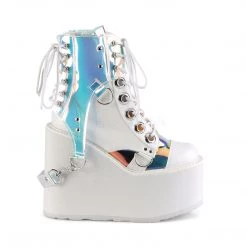 PLEASER BACK IT UP/ WHITE (ANKLE BOOTS) SHOES