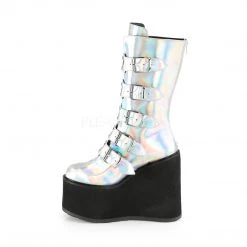 DISCONTINUED SHOES WTF BOOTS/ SILVER