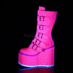 PLEASER WTF BOOTS/ PINK SHOES