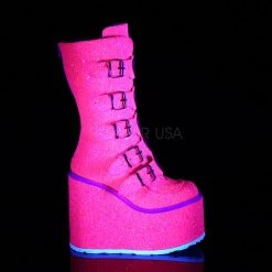 PLEASER WTF BOOTS/ PINK SHOES