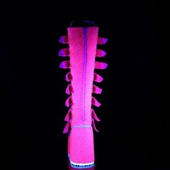 PLEASER SHOES MATRIXX BOOTS X 2.0 PINK GLITTER 9 PLEASER SHOES MATRIXX BOOTS X 2.0 PINK GLITTER