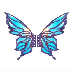 Neva Nude SHOES Feyre Dark Purple Glitter Fairy Original Wingz Pair For Calf Or Boot 11 Neva Nude SHOES Feyre Dark Purple Glitter Fairy Original Wingz Pair For Calf Or Boot