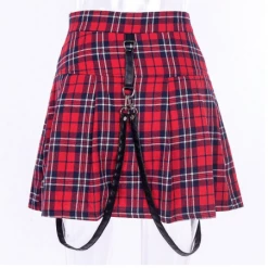 RAVELAND TOP STAR RED SKIRT WOMEN