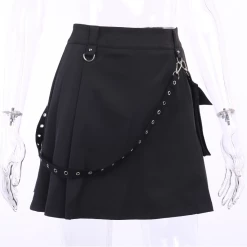 RAVELAND GET THE BAG BLACK SKIRT WOMEN