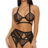 FORPLAY Come See Me Mesh Lingerie Set