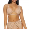 FORPLAY Come See Me Mesh Lingerie Set Nude
