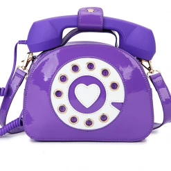 RAVELAND BAGS & BACKPACKS IMMA CALL YOU BACK PURSE PURPLE
