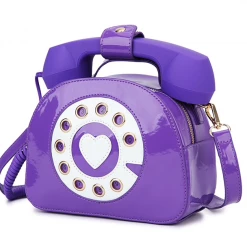 RAVELAND BAGS & BACKPACKS IMMA CALL YOU BACK PURSE PURPLE