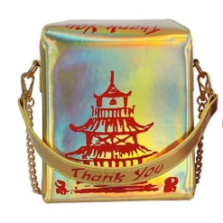 RAVELAND BAGS & BACKPACKS ONLY TAKE OUT PURSE HOLOGRAPHIC GOLD