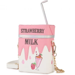 RAVELAND 100% PURE STRAWBERRY MILK PURSE BAGS & BACKPACKS