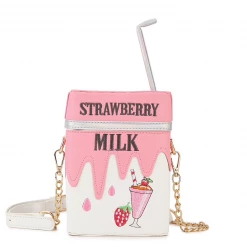 RAVELAND 100% PURE STRAWBERRY MILK PURSE BAGS & BACKPACKS