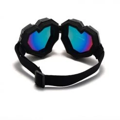 RAVELAND BLACK & RAINBOW LOVE GOGGLES HEADBANGER COLLECTION