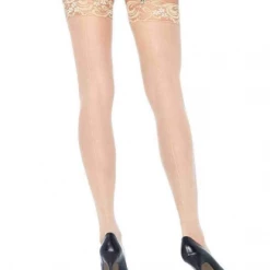 LEG AVENUE Nuna Sheer Thigh High Stockings LEG WRAPS & HOSIERY
