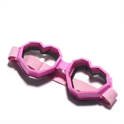 RAVELAND PINK & CLEAR LOVE GOGGLES HEADBANGER COLLECTION