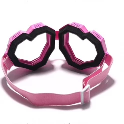 RAVELAND PINK & CLEAR LOVE GOGGLES HEADBANGER COLLECTION