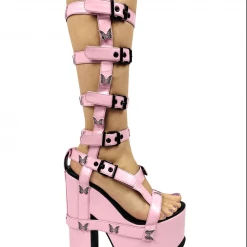 YRU ✨MISCHIEVOUS & MAGICAL COLLECTION NIGHTCALL HI BUTTERFLY - PINK/BLACK