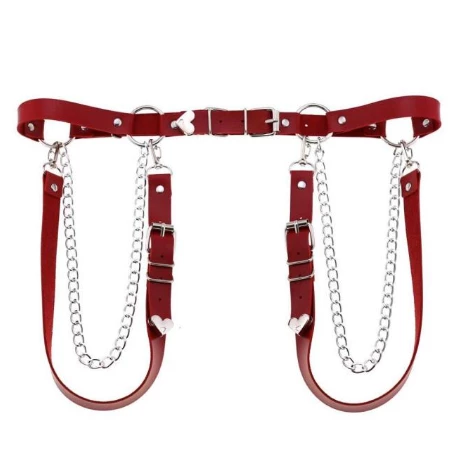 RAVELAND LOVE SICK WAIST HARNESS - RED WOMEN 3 RAVELAND LOVE SICK WAIST HARNESS - RED WOMEN