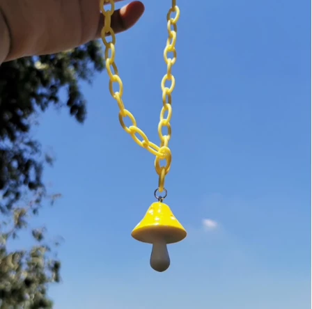 RAVELAND ✨MISCHIEVOUS & MAGICAL COLLECTION SHROOM NECKLACE (5 COLOR OPTIONS) 3 RAVELAND ✨MISCHIEVOUS & MAGICAL COLLECTION SHROOM NECKLACE (5 COLOR OPTIONS)