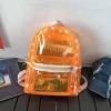 RAVELAND ALIENS COLLECTION NEON ORANGE TRANSPARENT LED BACKPACK